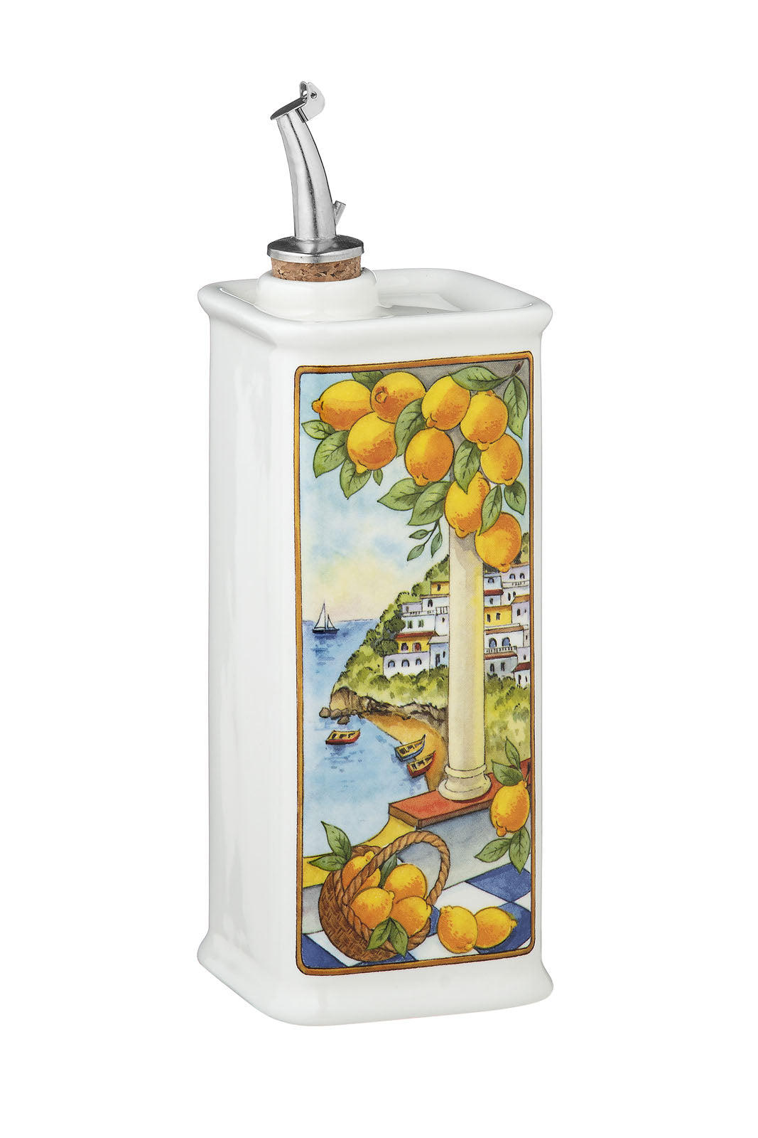 Håndlaget keramisk oljeflaske 500ml 